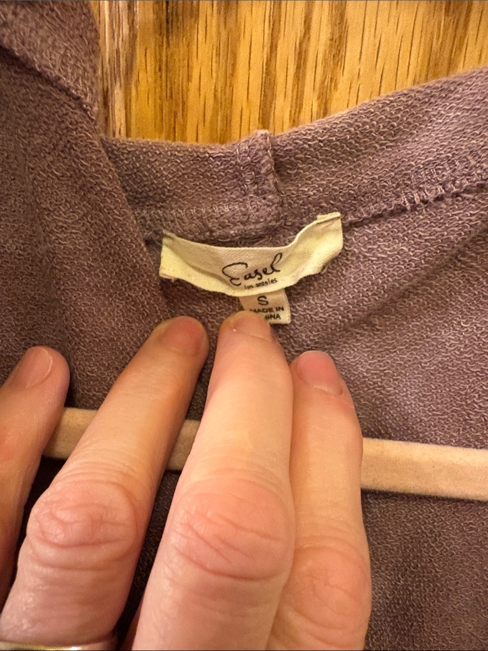easel Lavender Pullover Hoodie - Picture 2 of 13